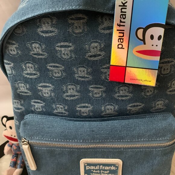 PAUL FRANK All Around Denim Backpack in Light Denim - Picture 5 of 9